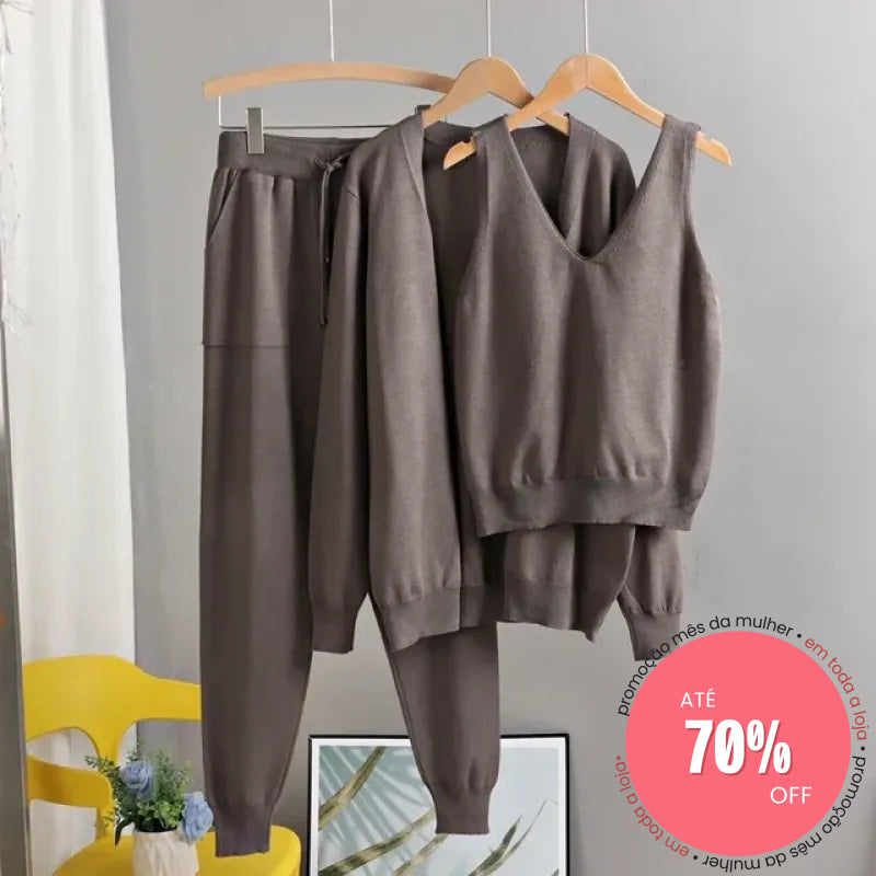 Conjunto Lainatti Preto / Único