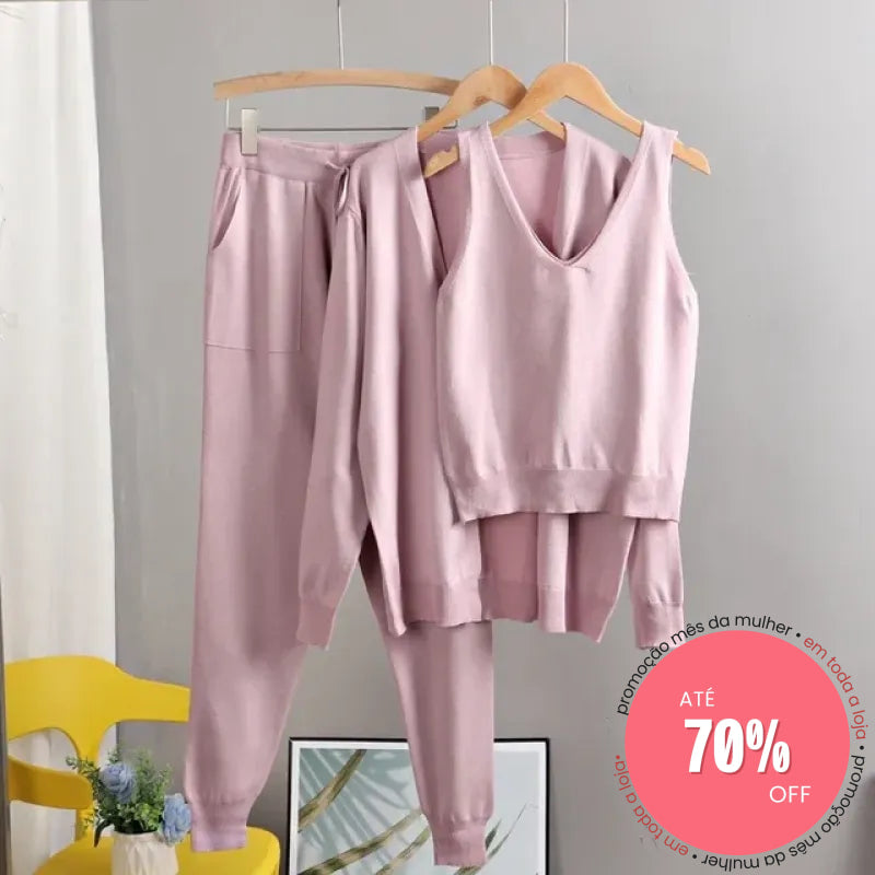 Conjunto Lainatti Rosa / Único