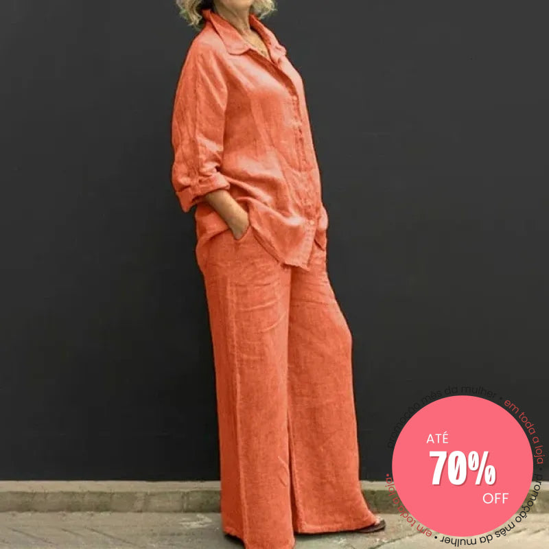 Conjunto Wester Laranja / G