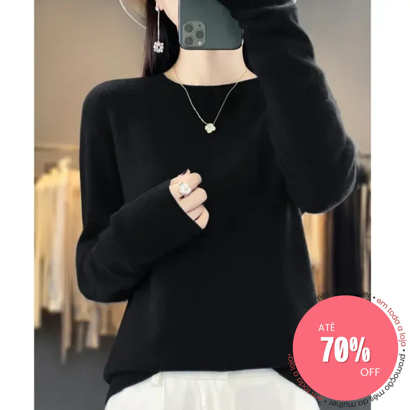 Suéter Karitha Preto / P