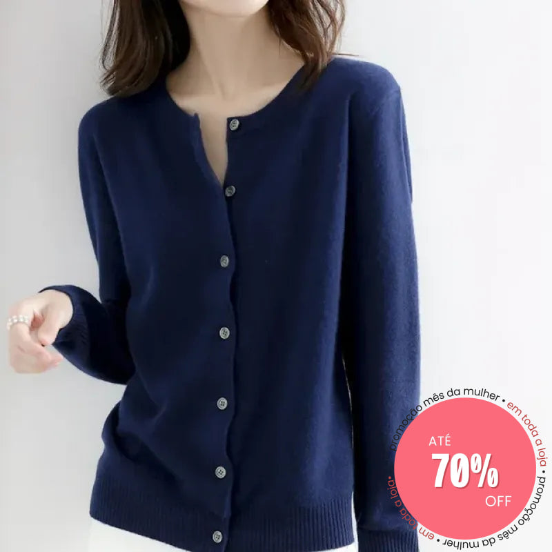 Cardigan Martha Azul / M
