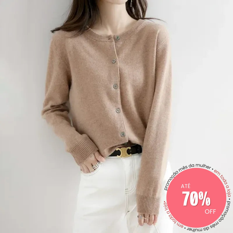 Cardigan Martha Marrom / M